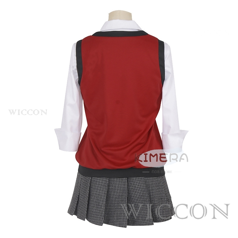 Anime Cosplay Kakegurui - Midari Ikishima Cosplay Costume Japanese School
