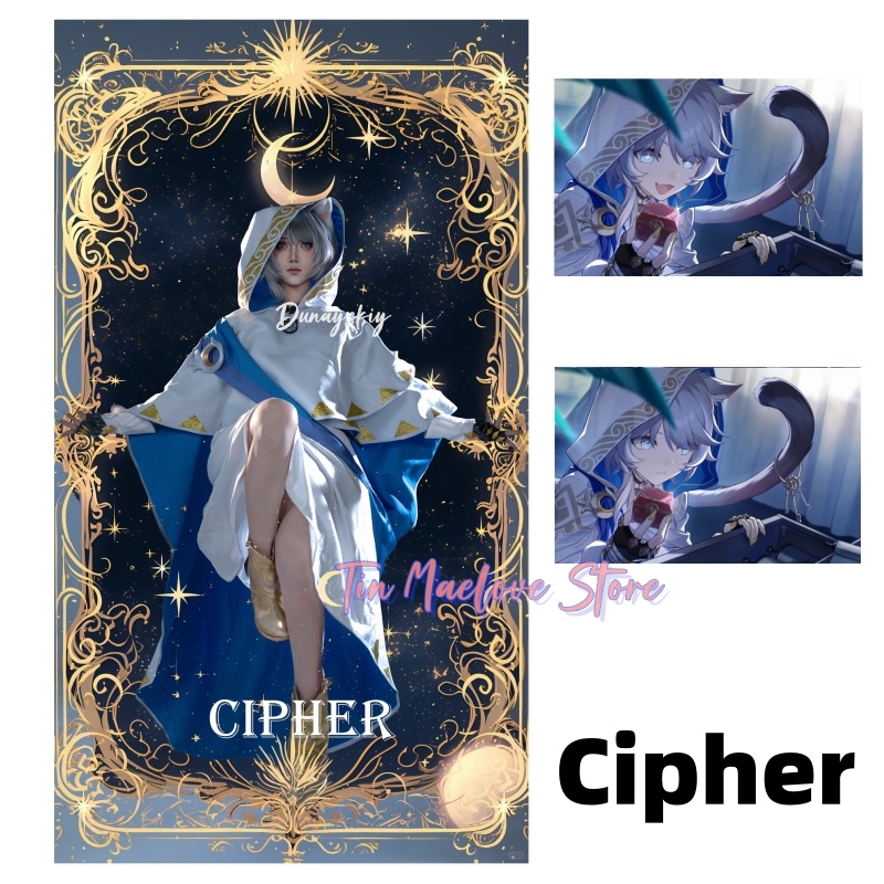 Anime Cosplay Cat - Cipher Cifera Cosplay Costume Anime Game