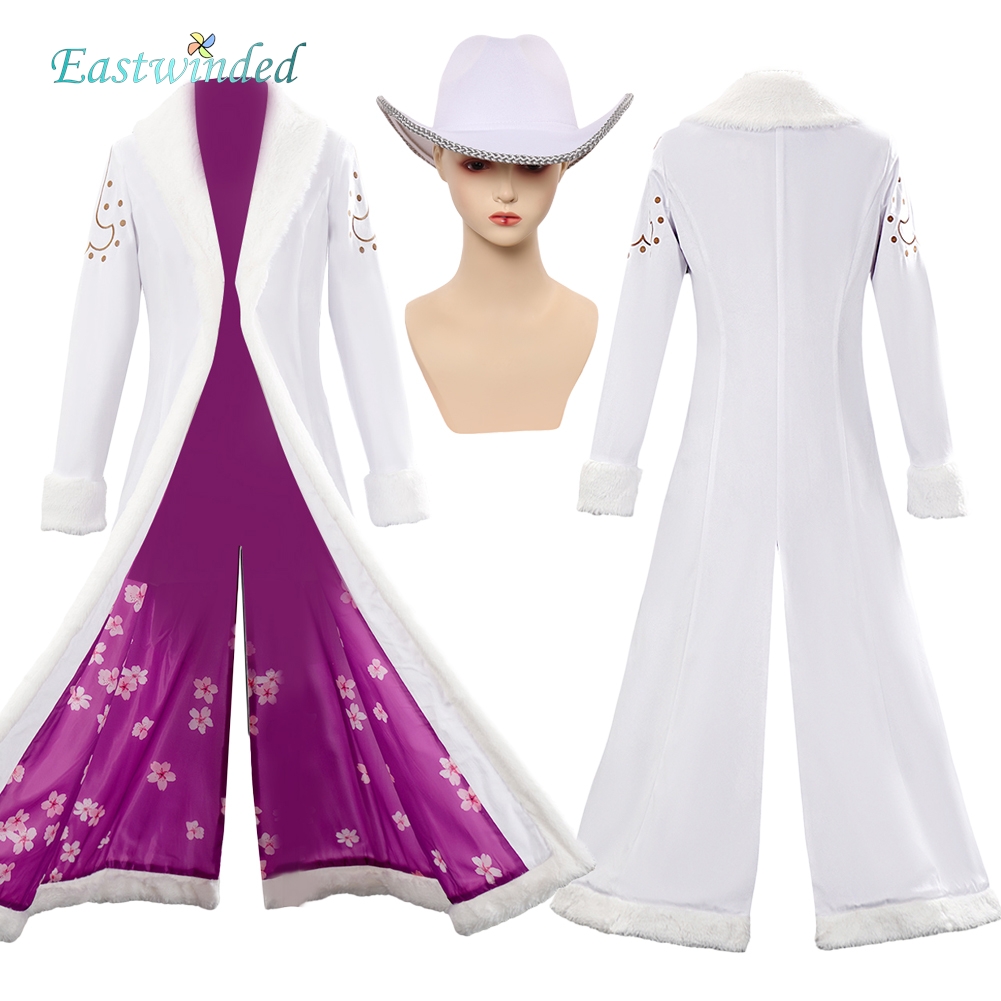 Anime Cosplay Robin - Anime Pirate Nico Robin Cosplay White