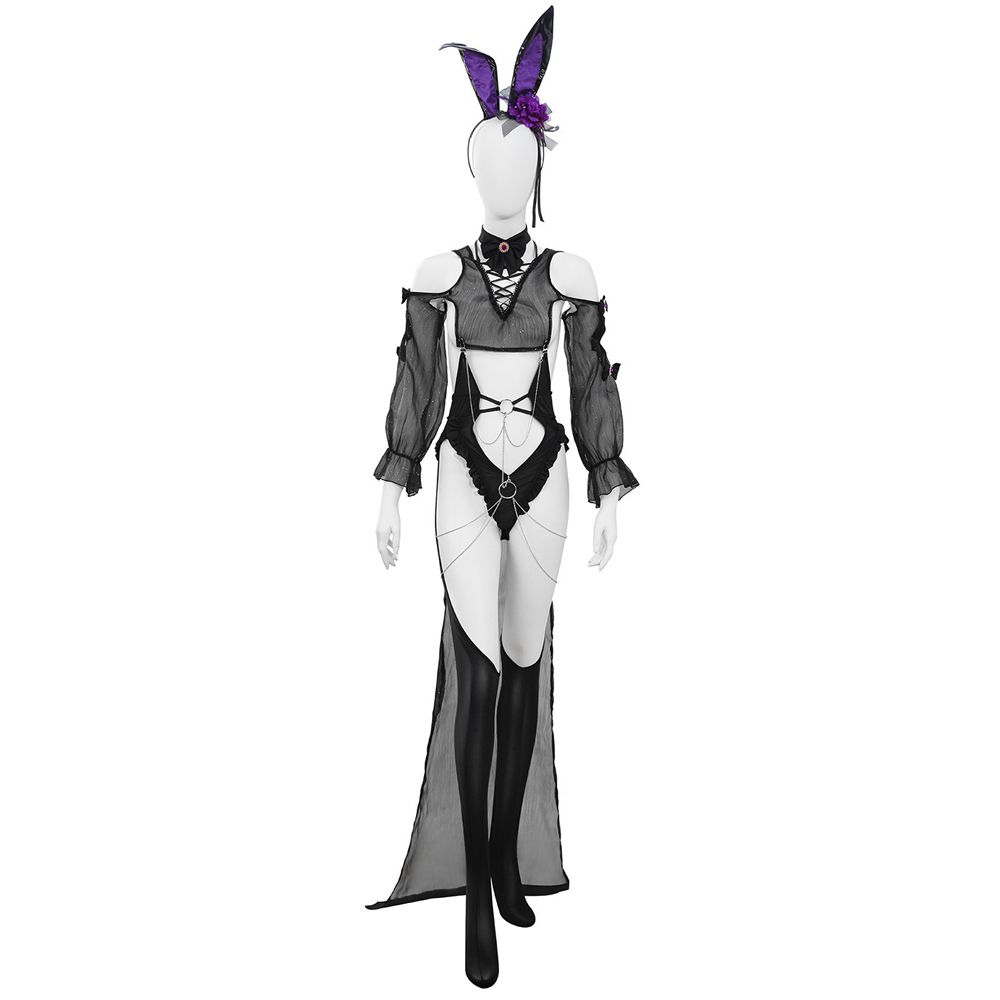 Cosplay Anime Bunny Girl - AniLV Game Mecha Combat Uniform Women