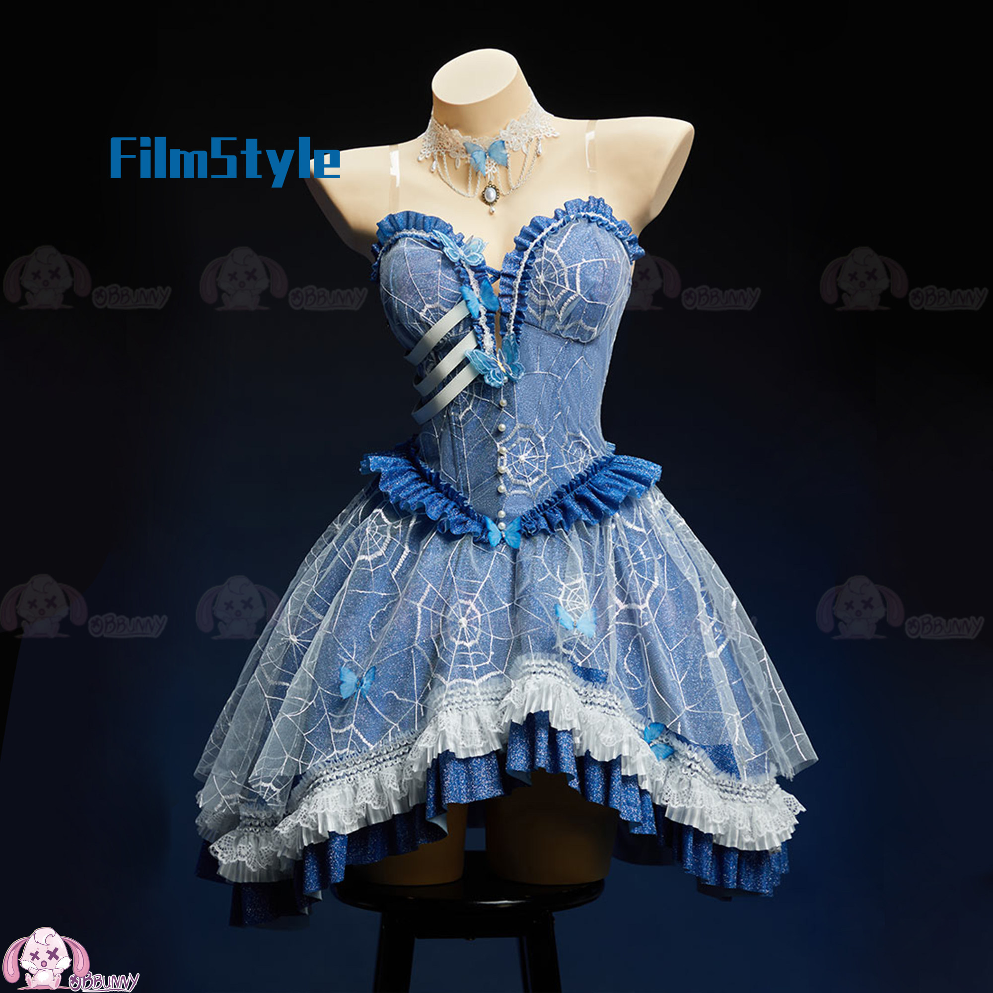 Anime Cosplay Lolita - Emily Fan-Made Halloween Cosplay Dress for