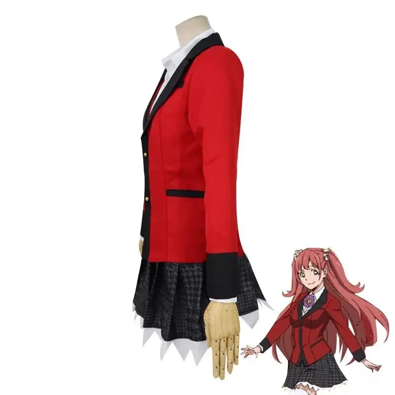 Anime Cosplay Kakegurui - ★Halloween Cosplay Costume Anime Yumemite Yumeko