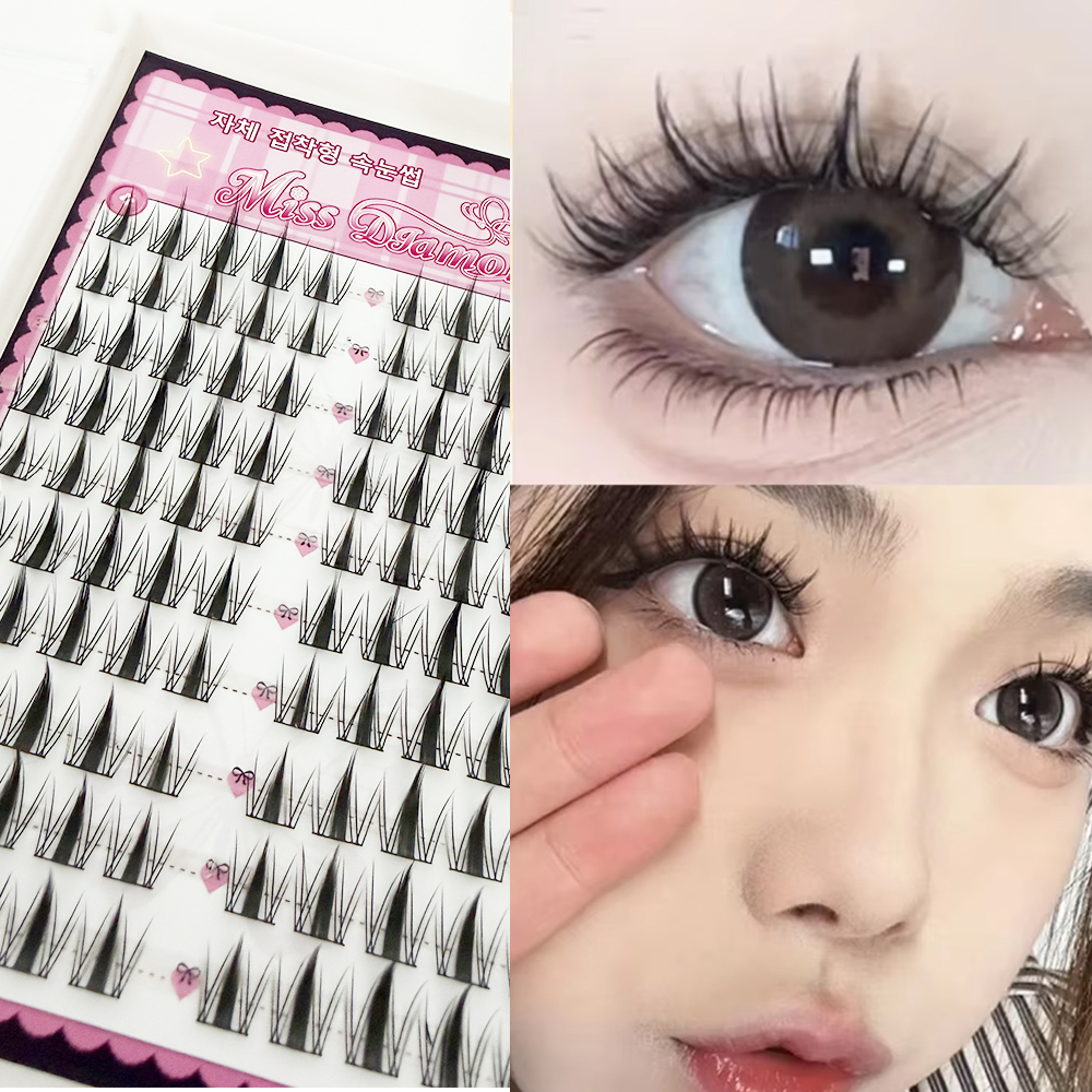 Anime Cosplay Lashes - DIY Self-Adhesive Cluster Lashes 10 Rows/Box,