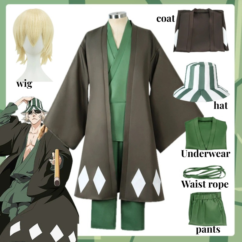 Bleach Captain Coat - Hot Anime Bleach Cosplay Urahara Kisuke