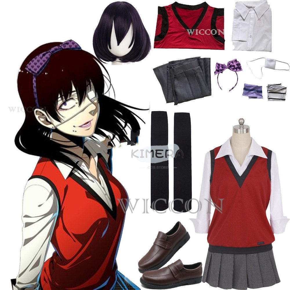Midari Ikishima Cosplay Costum - Anime Cosplay Kakegurui recensione e prezzo
