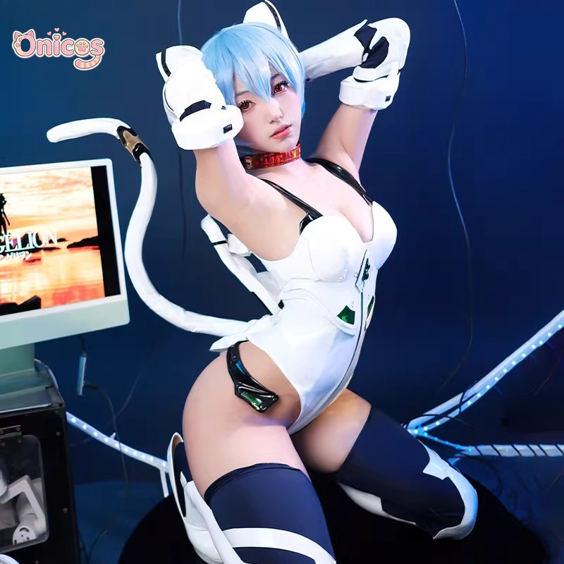Ayanami Rei Cat Ear Anime Cosp - Anime Cosplay Cat recensione e prezzo