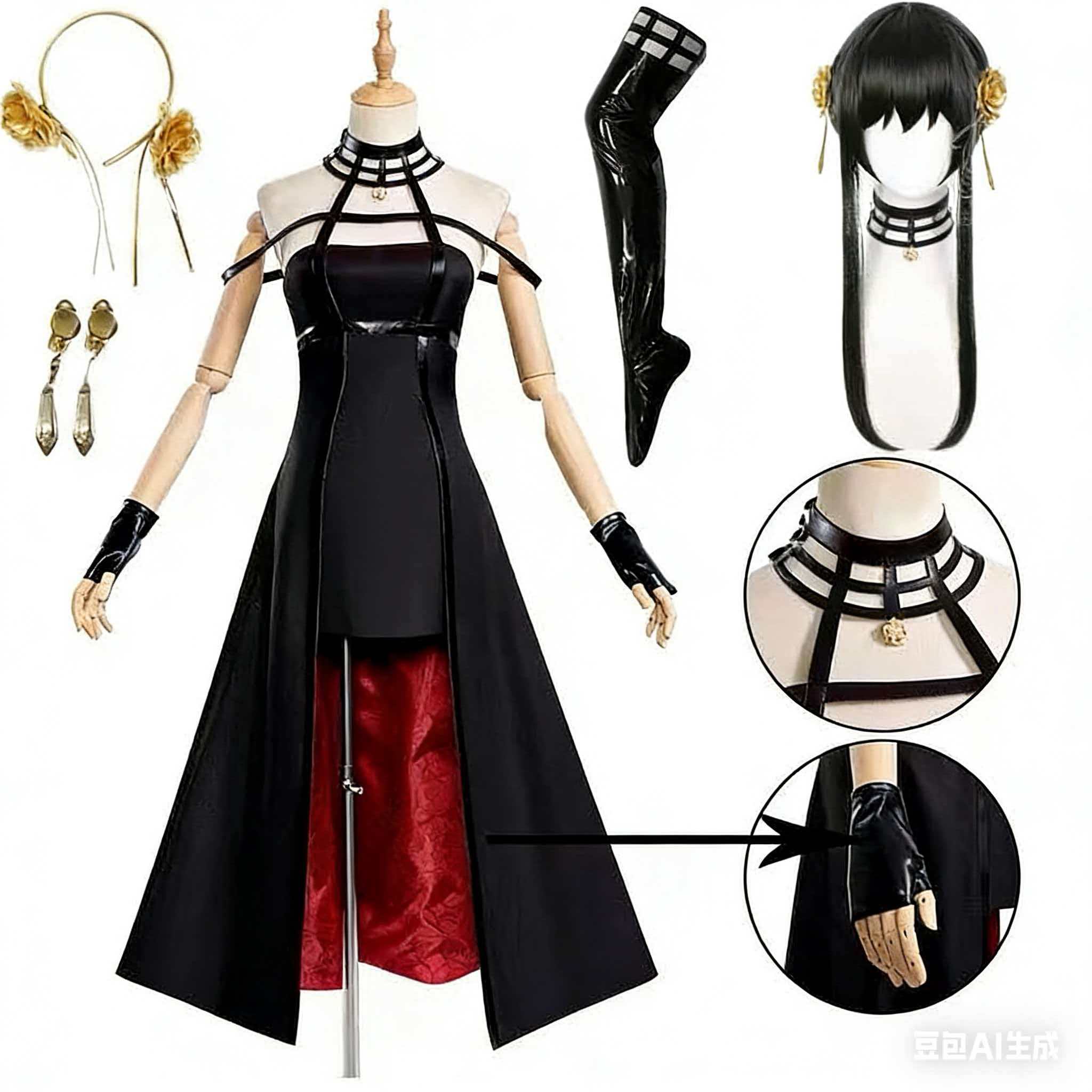 Yor Forger Cosplay costume Hea - Anime Cosplay Yor Forger recensione e prezzo