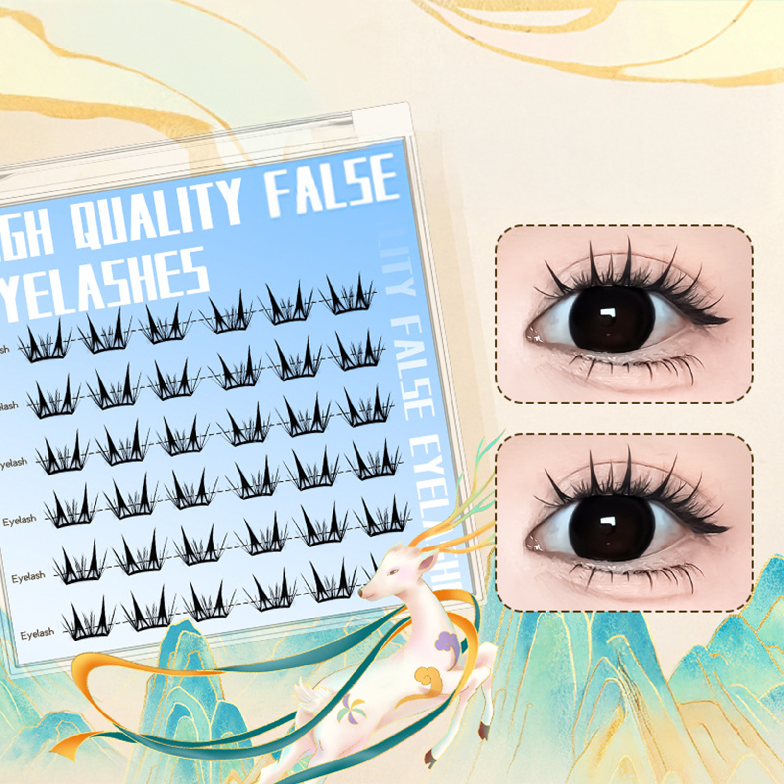 1box C Curl Individual Eyelash - Anime Cosplay Lashes recensione e prezzo
