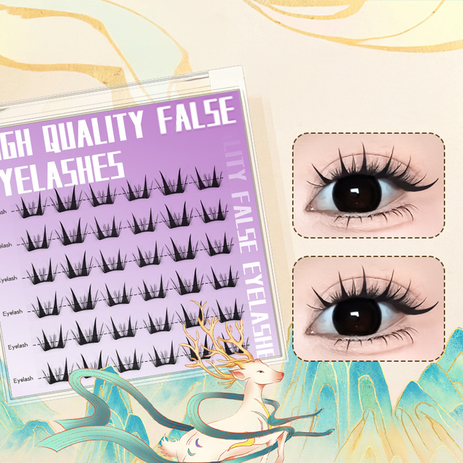 1box C Curl Individual Eyelash - Anime Cosplay Lashes recensione e prezzo