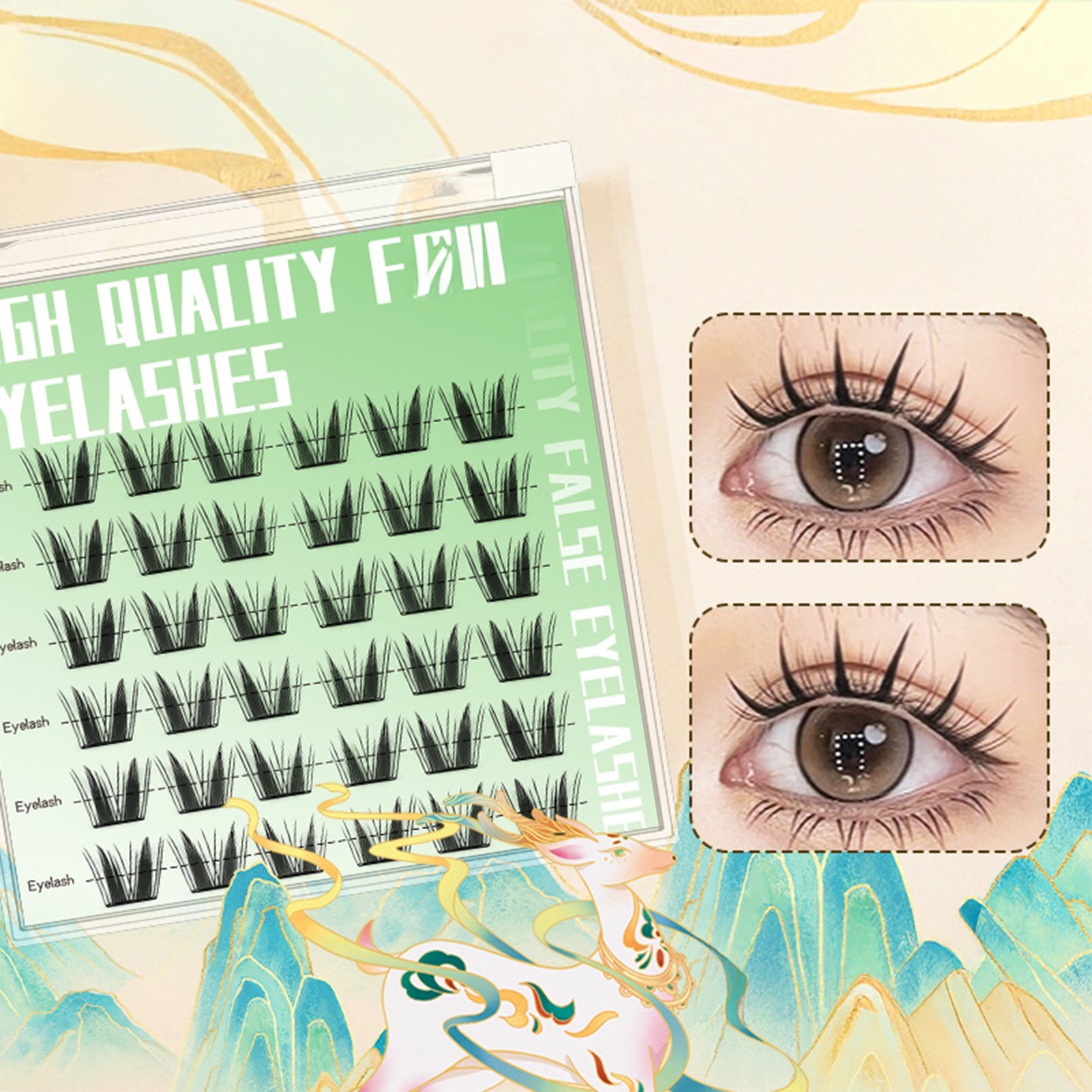 1box C Curl Individual Eyelash - Anime Cosplay Lashes recensione e prezzo