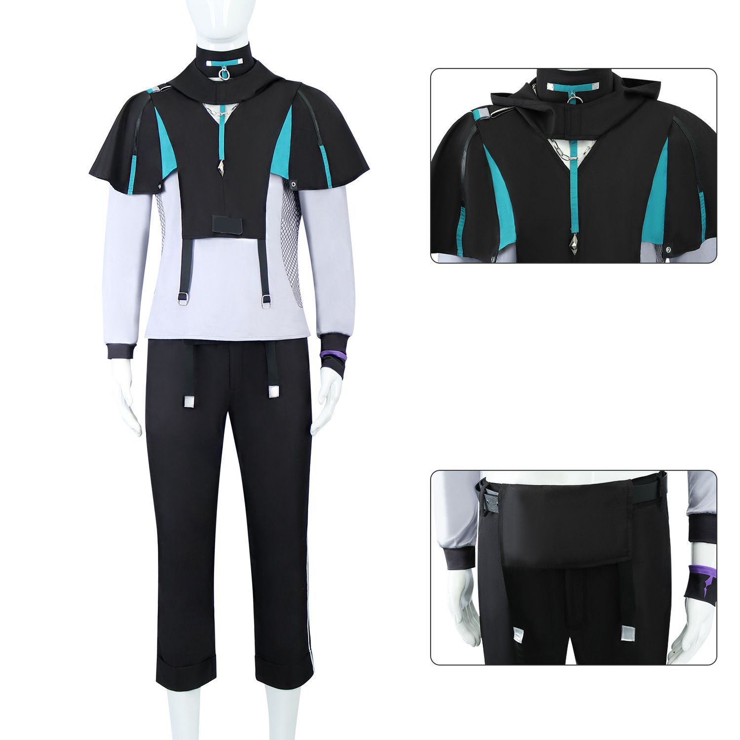 Halloween XIAO Costumes Game G - Anime Cosplay Outfits Male recensione e prezzo