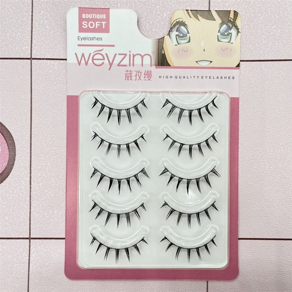 Faux Mink False Eyelashes 5 Pa - Anime Cosplay Lashes recensione e prezzo