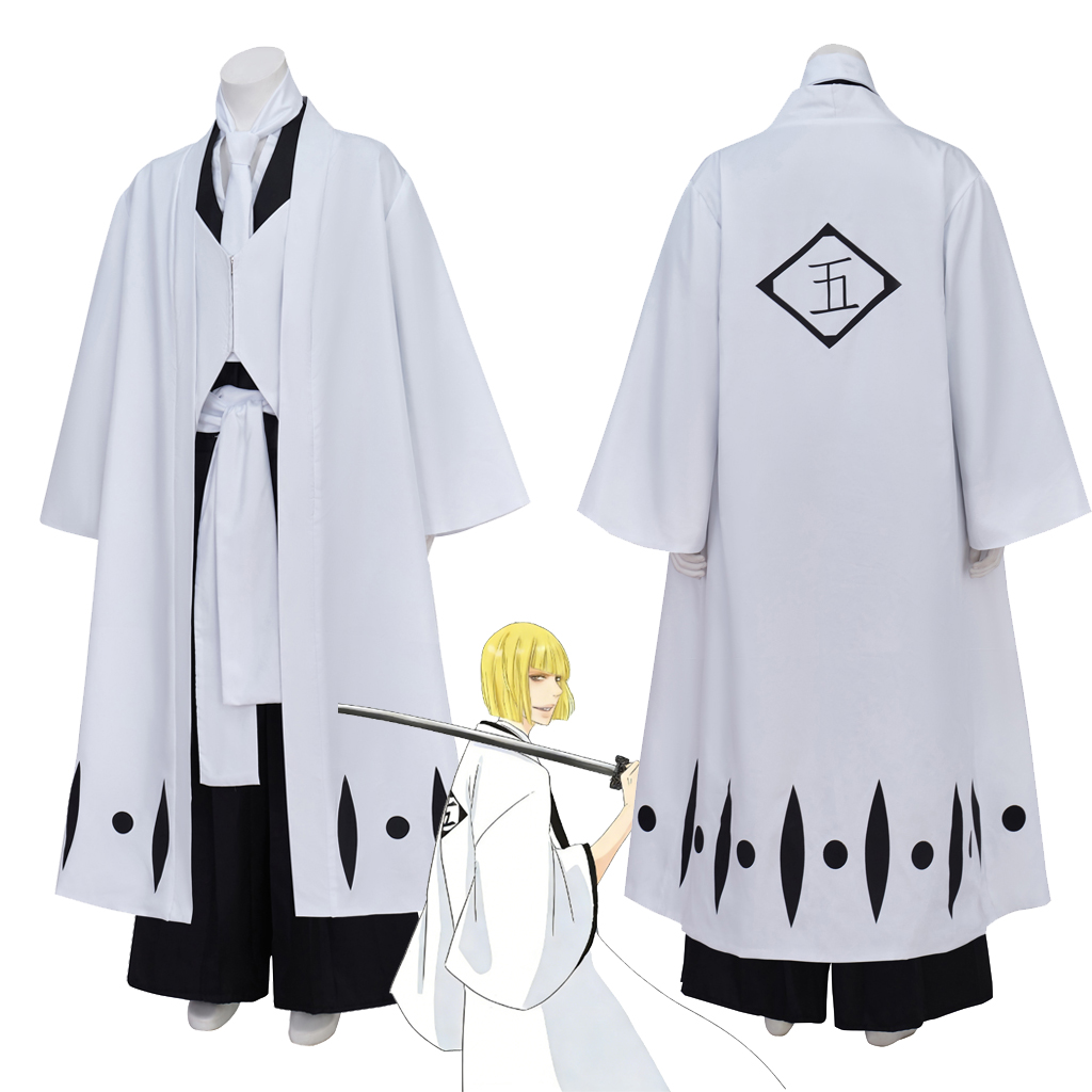 Men Hirako Shinji Cosplay Cost - Bleach Captain Coat recensione e prezzo