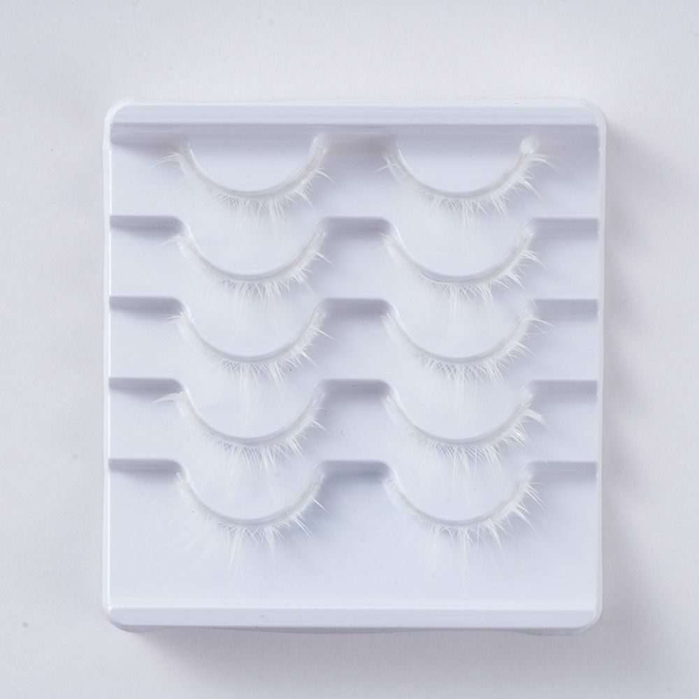 White White Anime Eyelashes Ja - Anime Cosplay Lashes recensione e prezzo