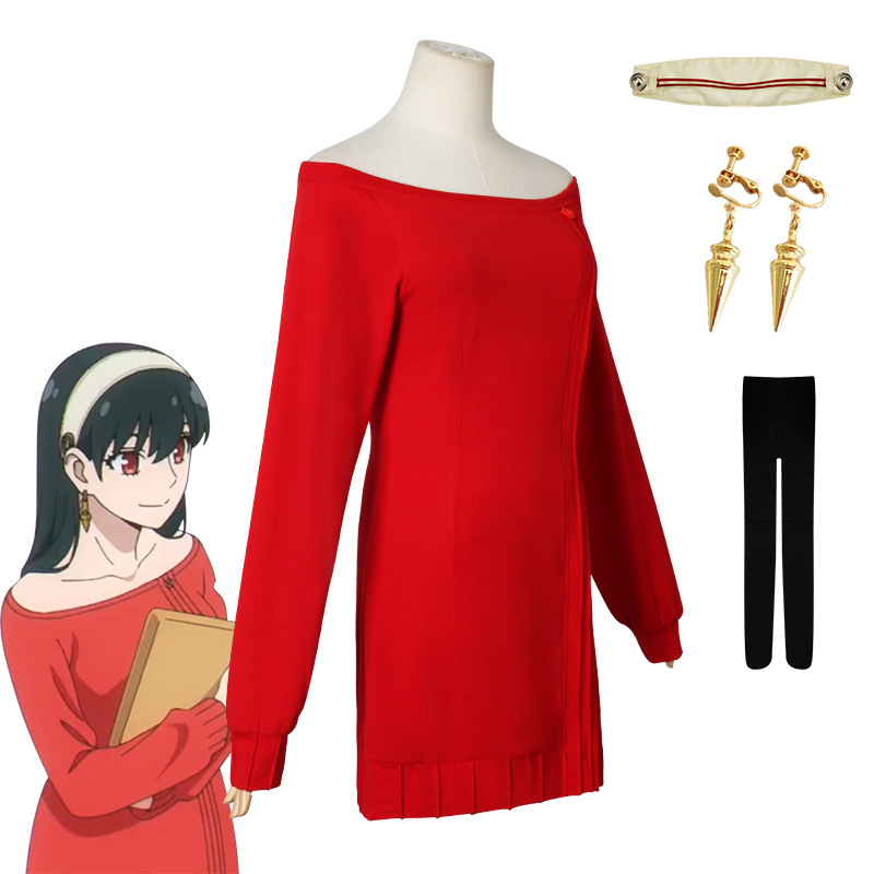Anime SPY X FAMILY Cosplay Yor - Anime Cosplay Yor Forger recensione e prezzo