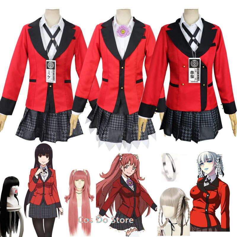 Anime Kakegurui Yumeko Costume - Anime Cosplay Kakegurui recensione e prezzo