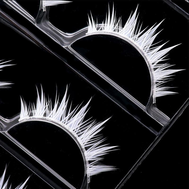 White False Eyelashes Cosplay  - Anime Cosplay Lashes recensione e prezzo