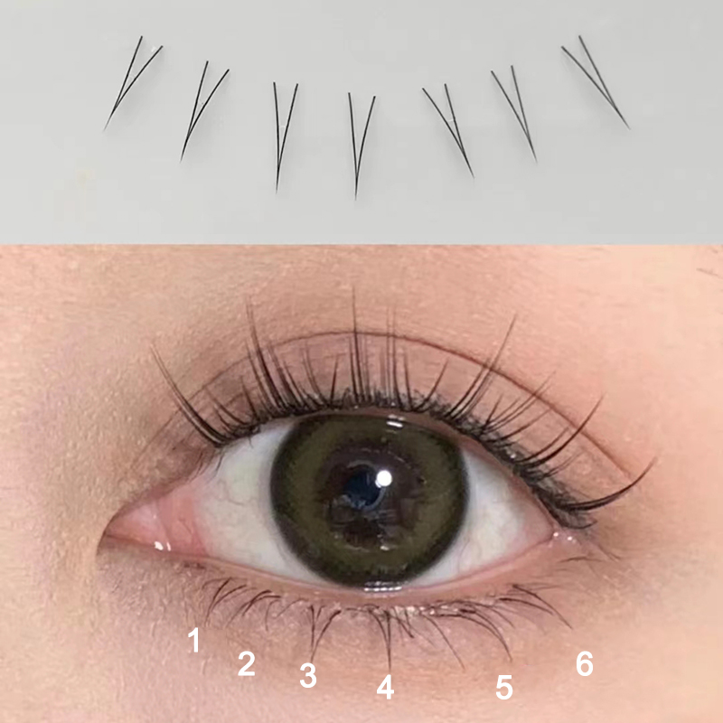 J Curl V Shape Under Eyelash C - Anime Cosplay Lashes recensione e prezzo