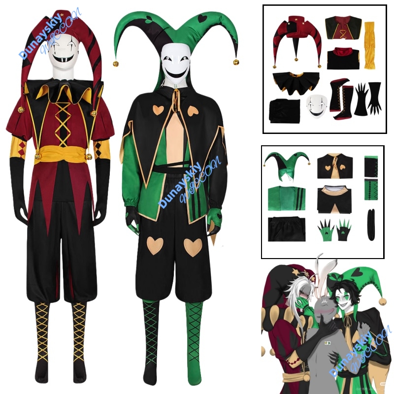 Mens Freak Circus Pierrot Clow - Anime Cosplay Expo 2025 recensione e prezzo