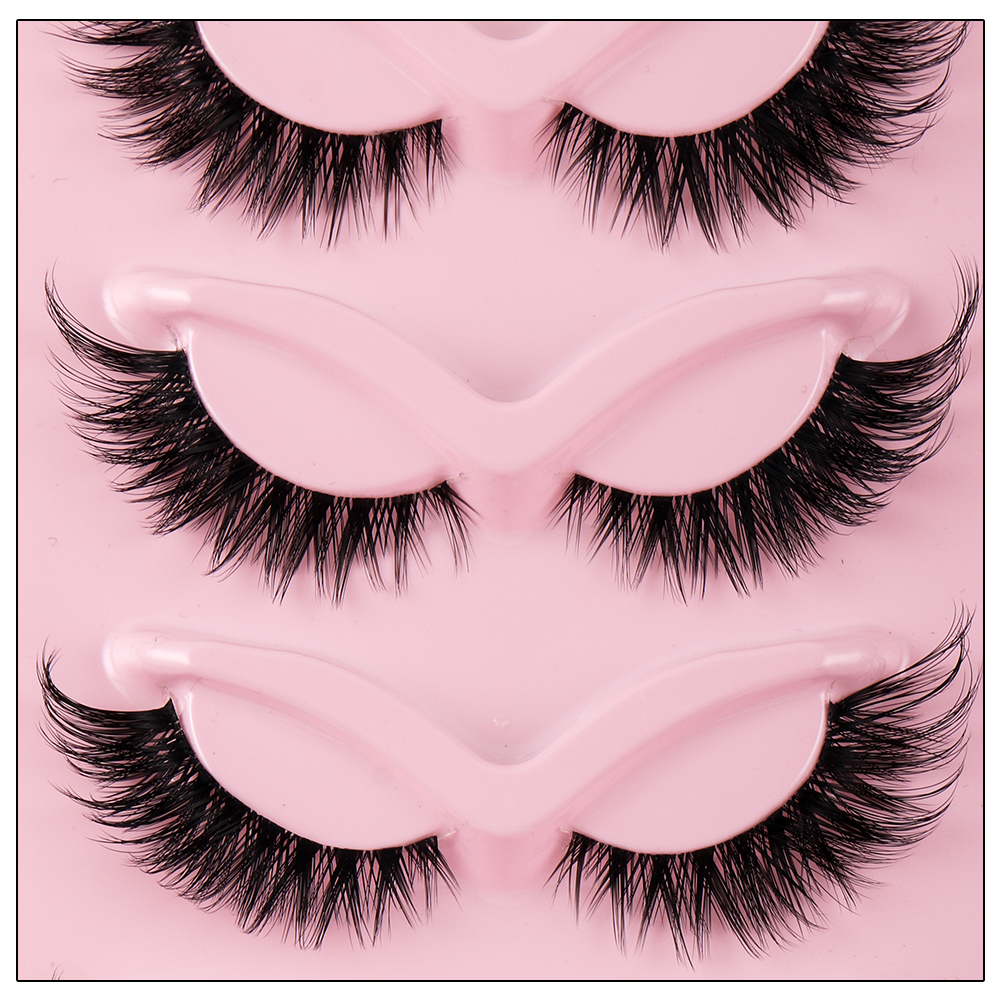 5 Pairs Cat Eye Lashes Faux Mi - Anime Cosplay Lashes recensione e prezzo