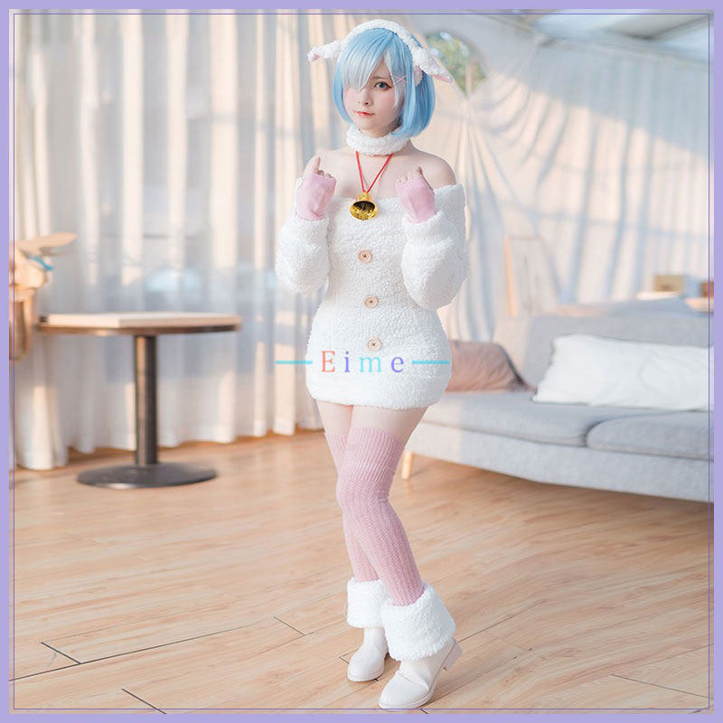 Anime Re Zero Ram Rem Cosplay  - Anime Cosplay Rem recensione e prezzo