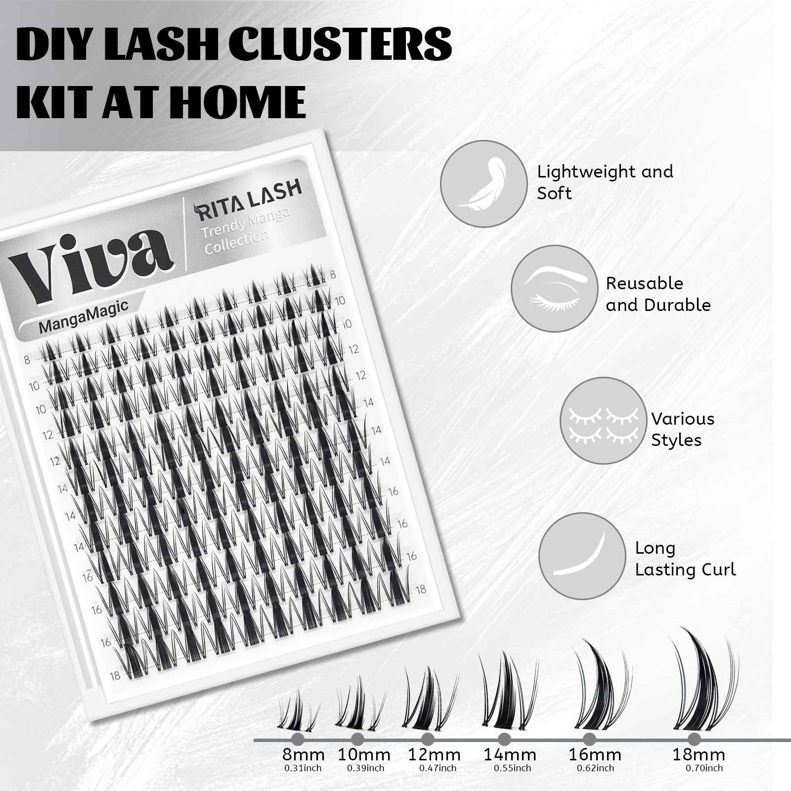 Viva | RITALASH 120pcs Manga M - Anime Cosplay Lashes recensione e prezzo