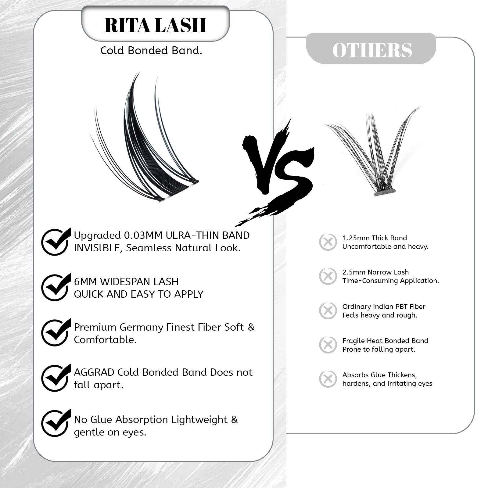 Viva | RITALASH 120pcs Manga M - Anime Cosplay Lashes recensione e prezzo