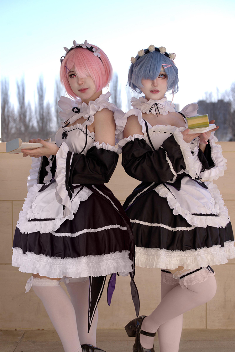 Anime Ram Rem Lolita Meid Cosp - Anime Cosplay Rem recensione e prezzo