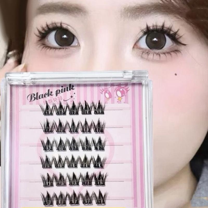 6 Rows Diy Segmented False Eye - Anime Cosplay Lashes recensione e prezzo