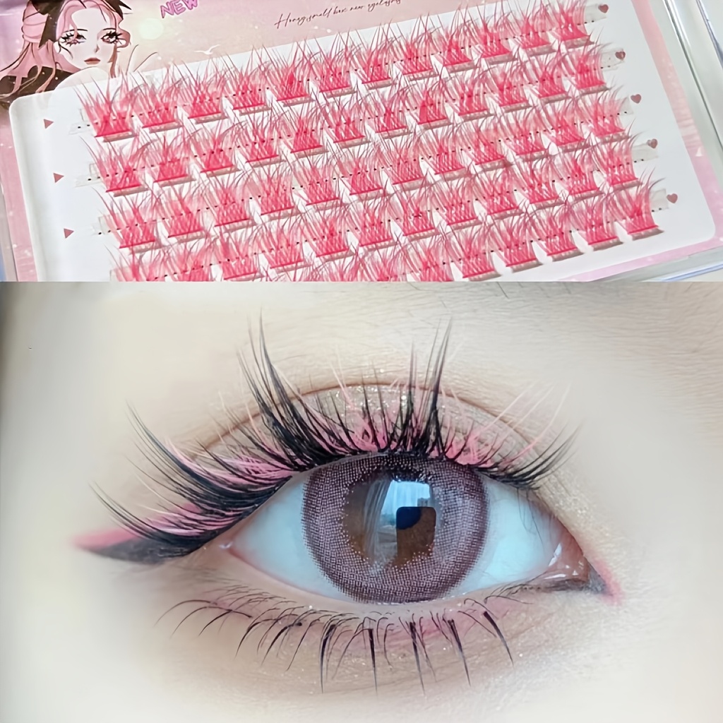 Mixiaohe Colorful Eyelashes 60 - Anime Cosplay Lashes recensione e prezzo