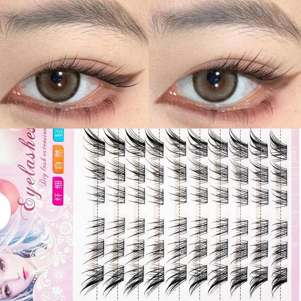 3D Cat Eye Clusters Lashes Nat - Anime Cosplay Lashes recensione e prezzo