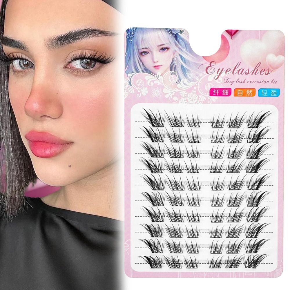 3D Cat Eye Clusters Lashes Nat - Anime Cosplay Lashes recensione e prezzo