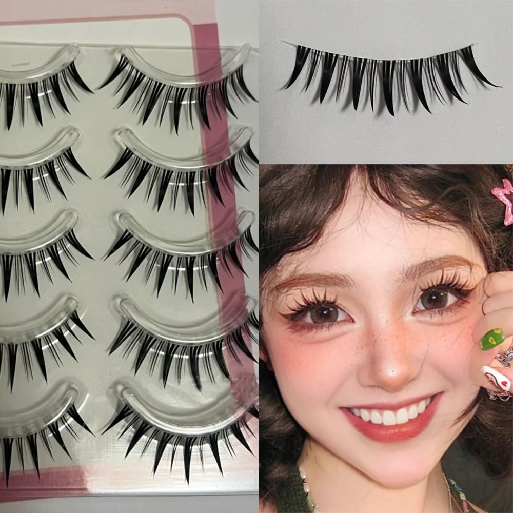 5 Pairs Pack Japanese Cosplay  - Anime Cosplay Lashes recensione e prezzo