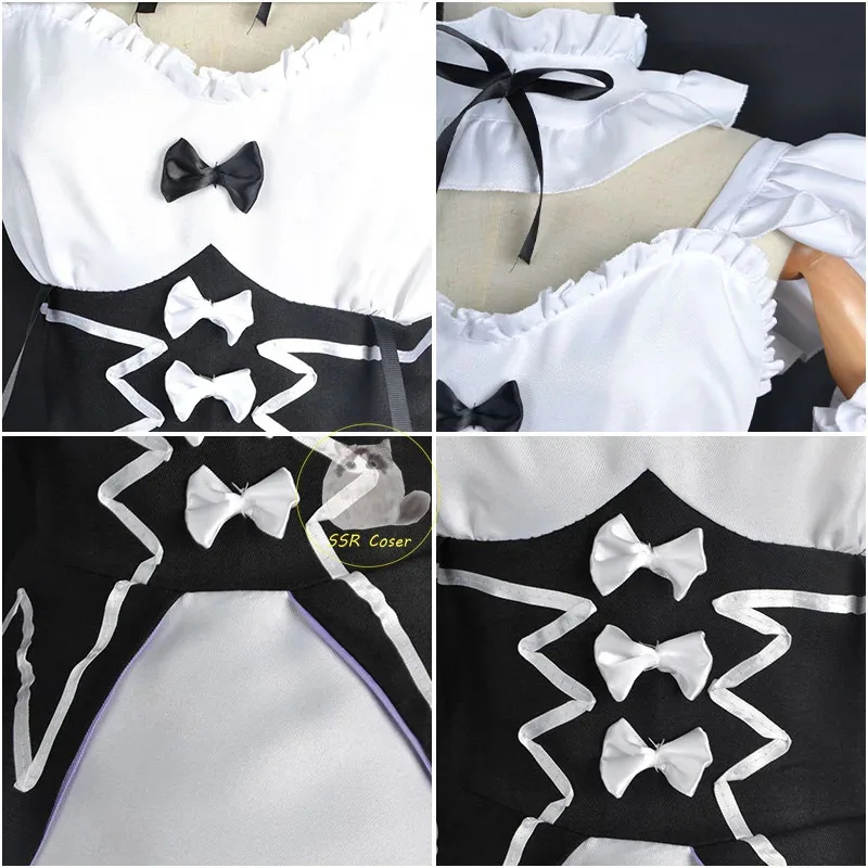 2025 Rem Ram Maid Cosplay Cost - Anime Cosplay Rem recensione e prezzo