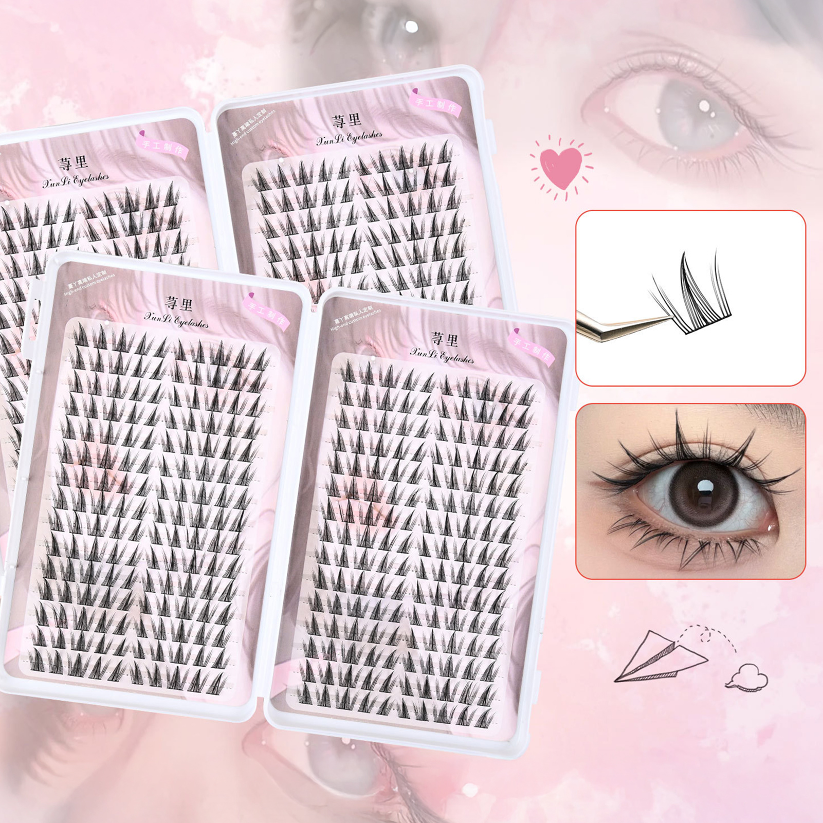 Large Capacity Manga Eyelash B - Anime Cosplay Lashes recensione e prezzo