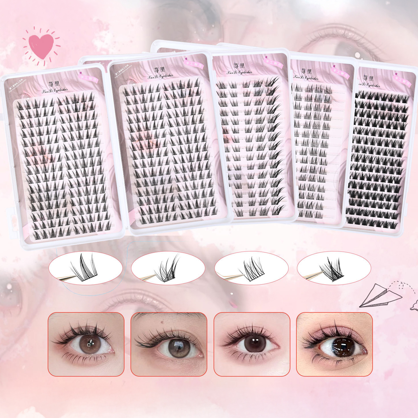Large Capacity Manga Eyelash B - Anime Cosplay Lashes recensione e prezzo