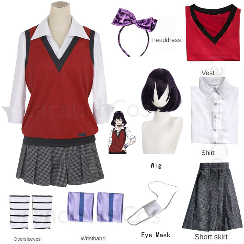 Jabami Yumeko Cosplay Compulsi - Anime Cosplay Kakegurui recensione e prezzo