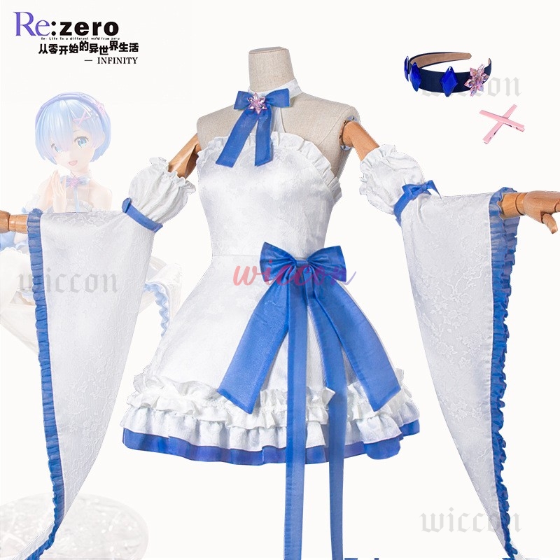 Rem Cosplay Costume Lovely Dre - Anime Cosplay Rem recensione e prezzo
