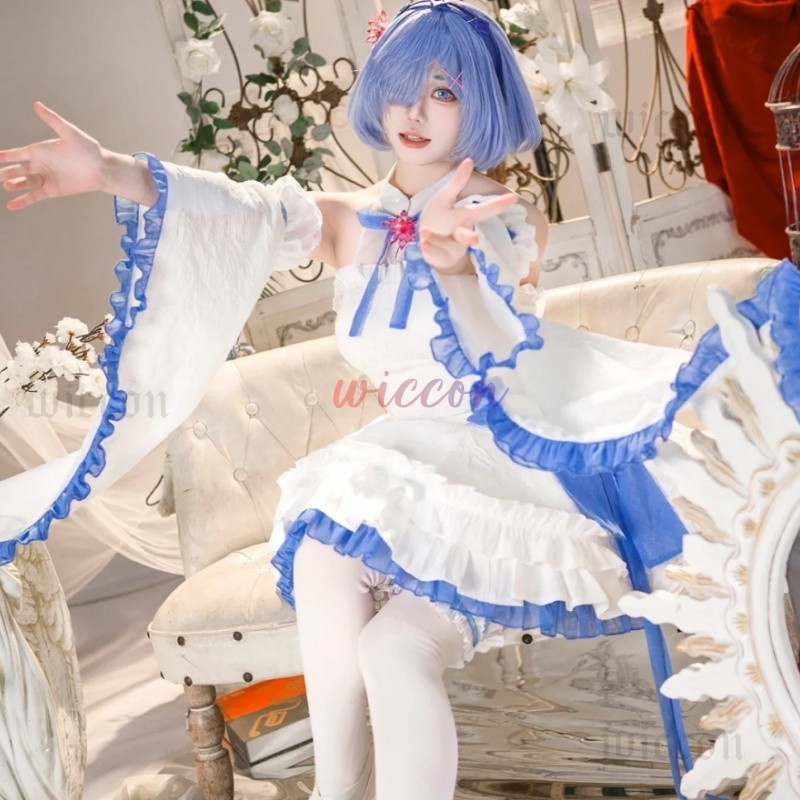 Rem Cosplay Costume Lovely Dre - Anime Cosplay Rem recensione e prezzo