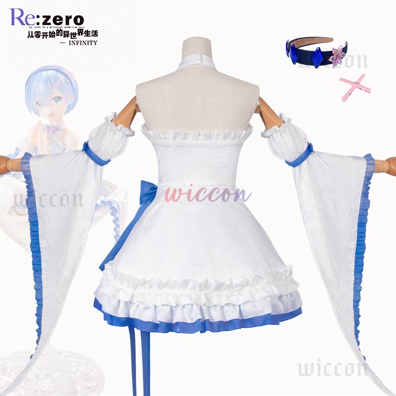 Rem Cosplay Costume Lovely Dre - Anime Cosplay Rem recensione e prezzo