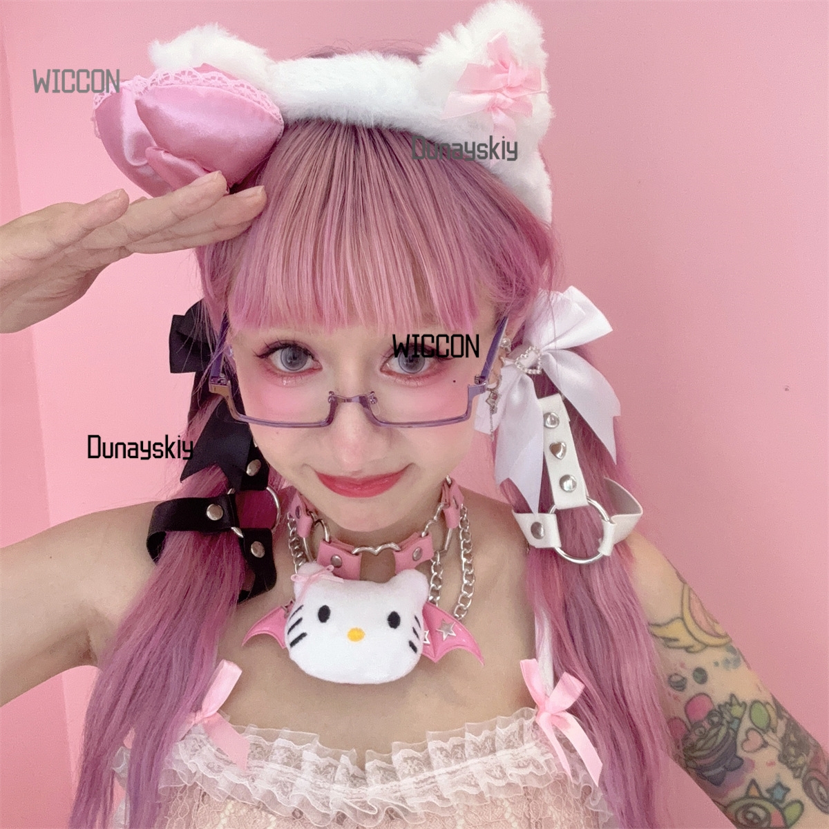 Y2K Gothic Hair Accessories Ji - Anime Cosplay Baddie recensione e prezzo